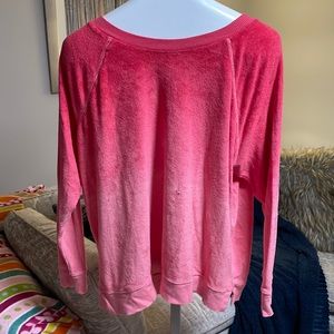 Terry cloth sweatshirt